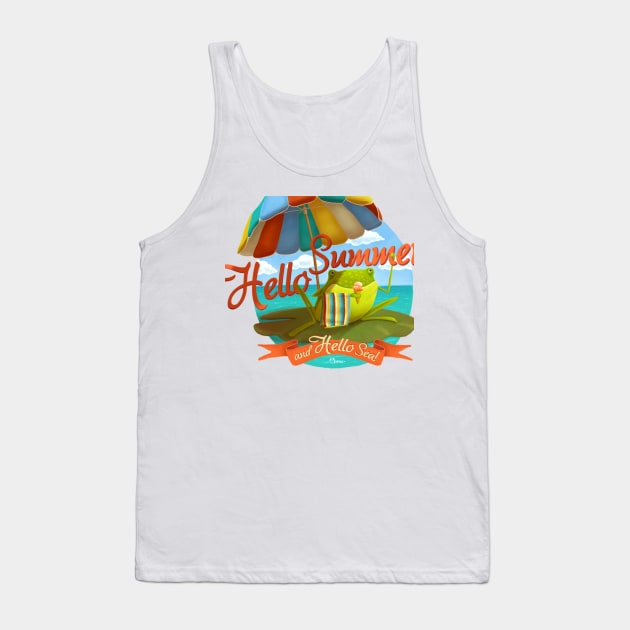 Hello summer and hello sea! Tank Top by Lime